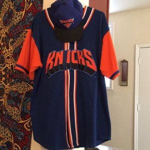 knicks baseball jersey